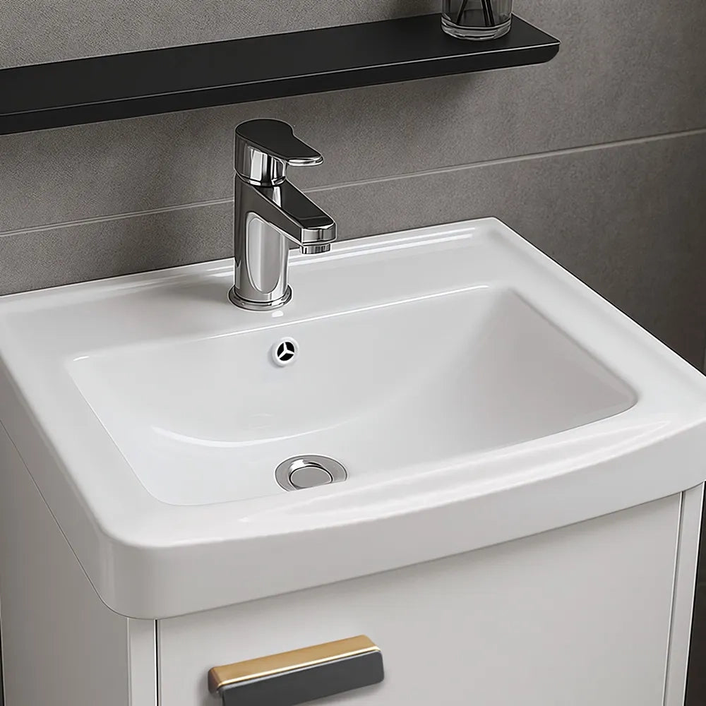 Set Di Mobili Da Bagno Con Lavabo Molly 40cm White