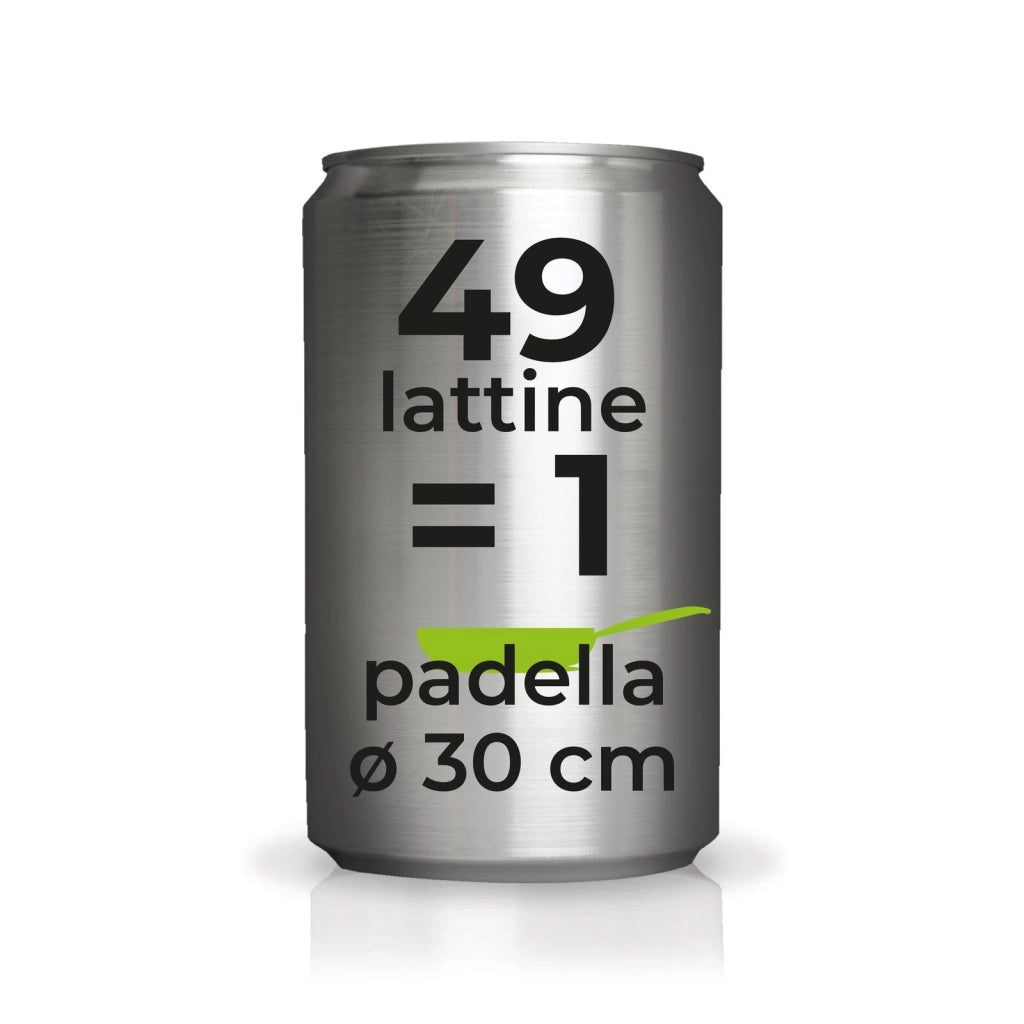 Moneta Recy Padella 30 cm ricicla 49 lattine
