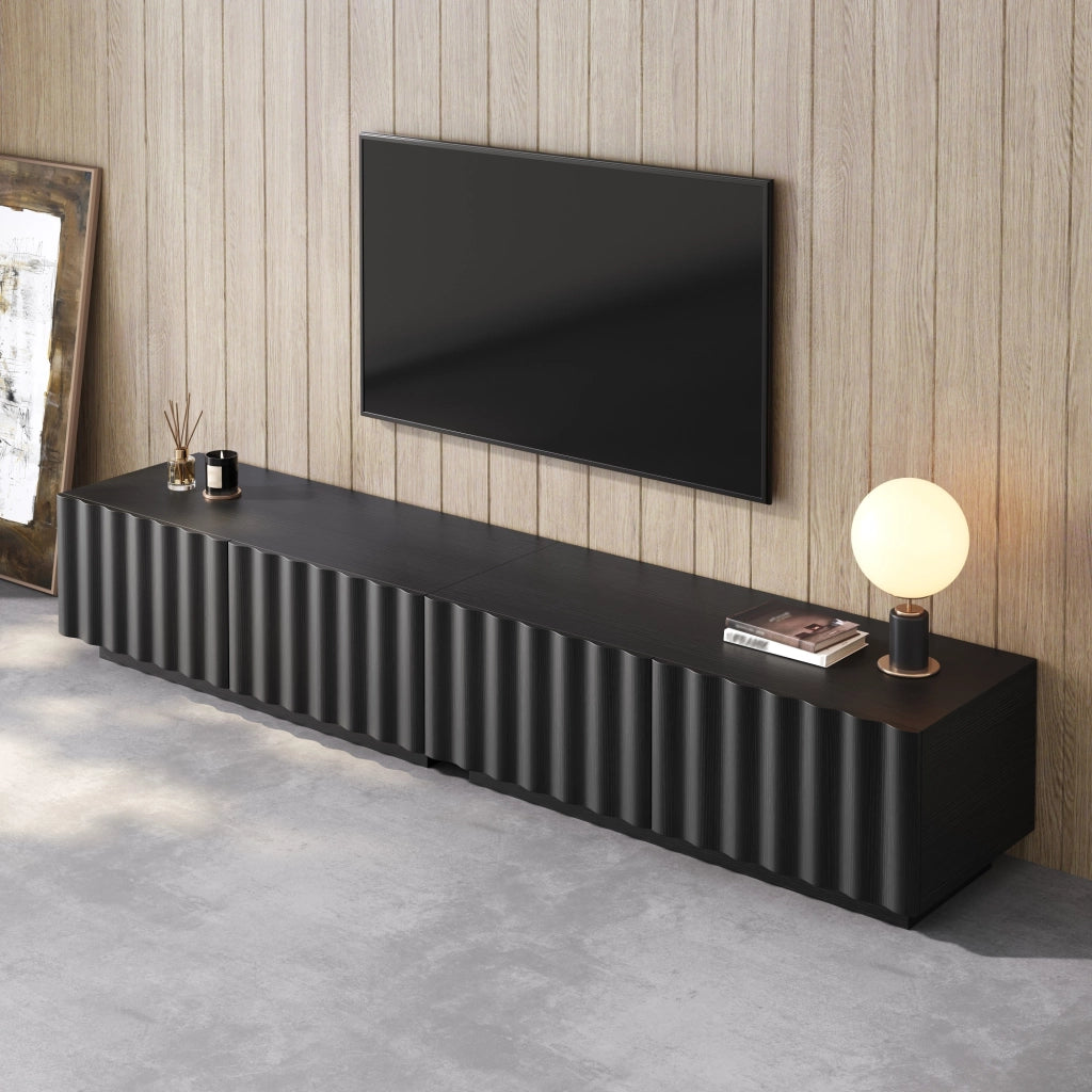 Mobile TV con Tavolino da Salotto ¨C MINIMAL ¨C Legno, Moderno, Set Soggiorno