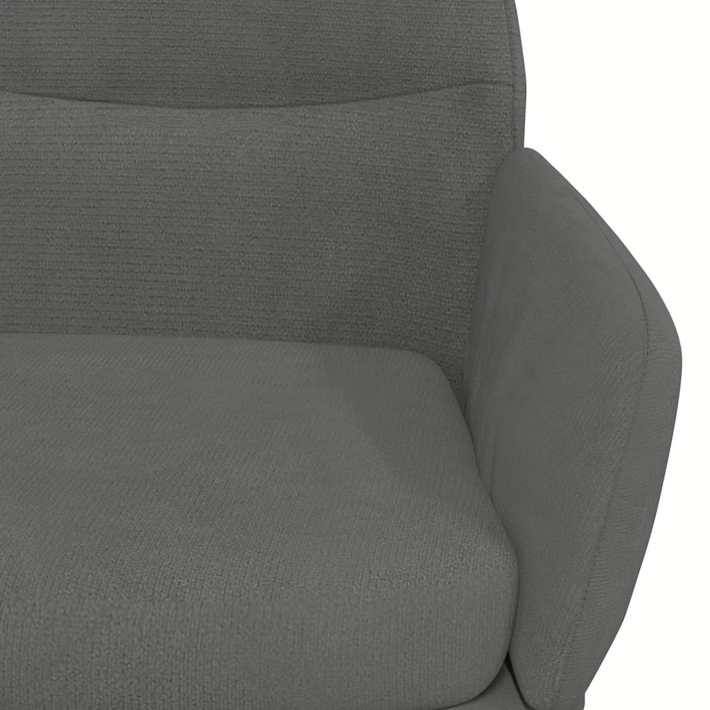 Sedia Relax Grigio Scuro in Velluto cod mxl 14535