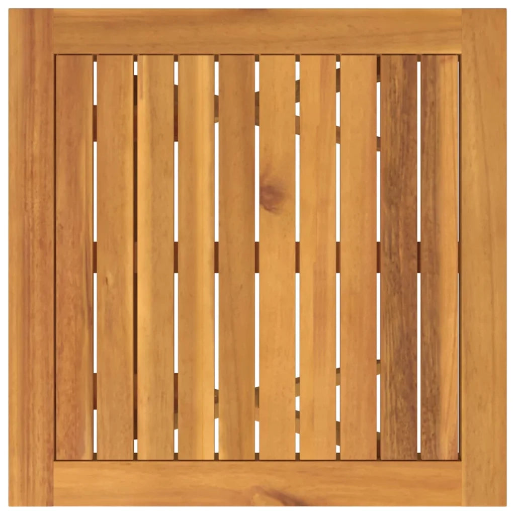 Set Bistro da Giardino 3 pcs Marrone Legno di Acacia Massello 42000950