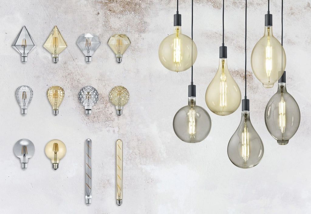 Lampadina LED decorativa E27 ambra 4W 2700K Trio