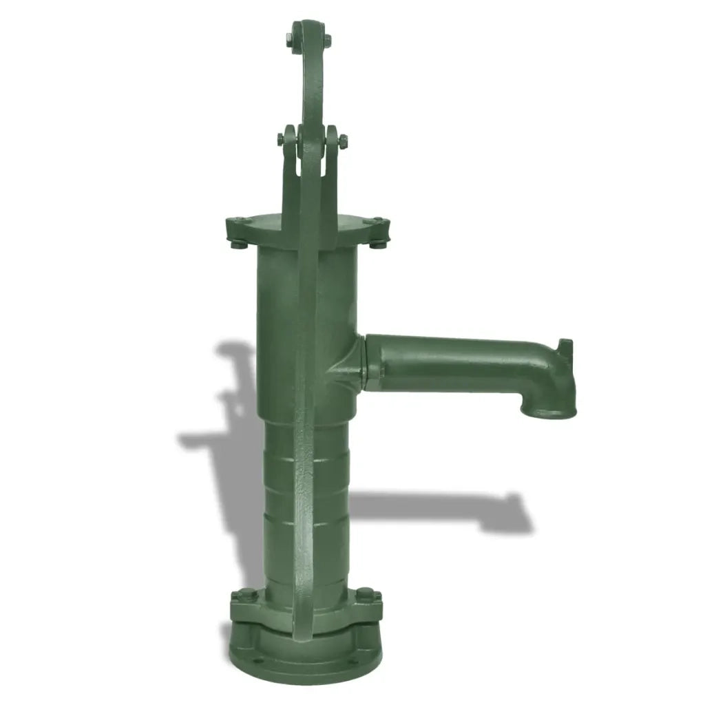 Pompa d'Acqua con Supporto per Giardino in Ghisa