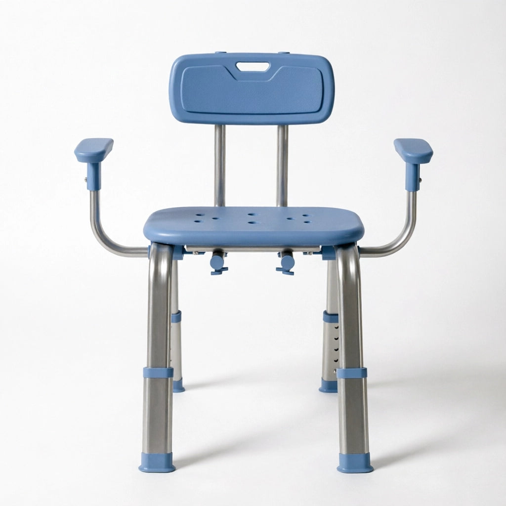 Sedia da doccia Sedia ergonomica da doccia con regolazione in altezza e sedile