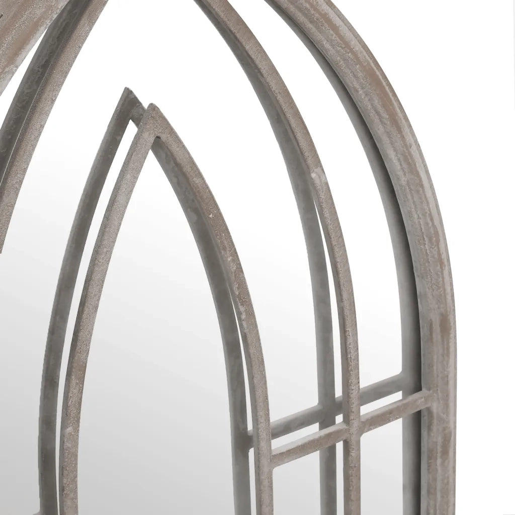 Specchio da Giardino Sabbia 70x30 cm in Ferro per Uso Esterno cod mxl 67475