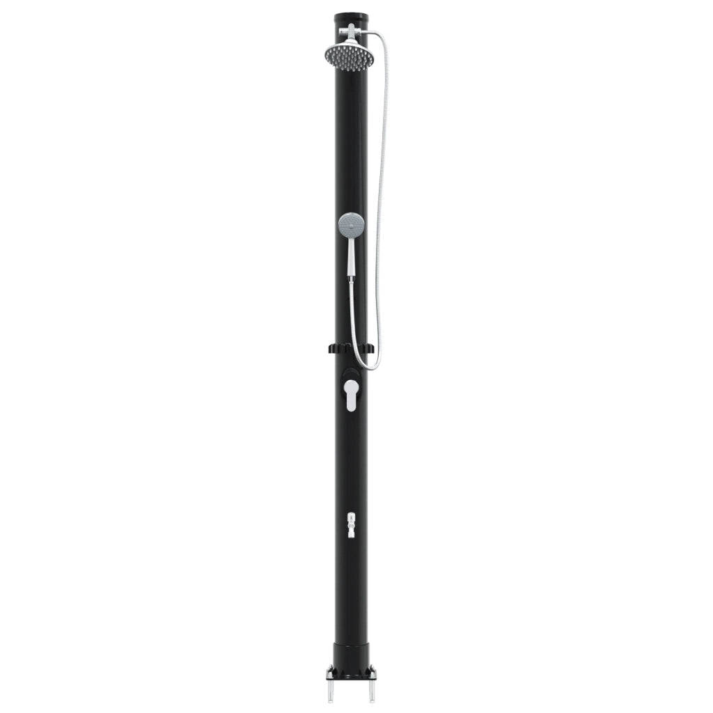 Doccia Solare da Esterno con Soffione Portatile 217 cm 20 L