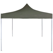 Gazebo | Pergolato Professionale Pieghevole 2x2m in Acciaio Antracite