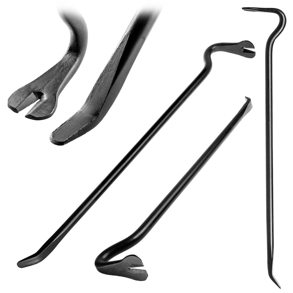 KADAX Forged Bent Crowbar 800 Mm Breszka Brecha Estrattore di chiodi per costruzioni