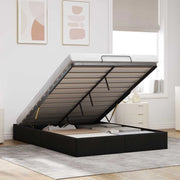 Letto ottomano Nero 153 x 203 cm Tessuto 3403070