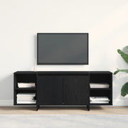 Supporto TV - Rovere Nero - 120x30x40.5 cm - Realizzato in Legno Ingegnerizzato