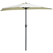 Ombrellone Demi ? 2,6 m ¨C zephmum ¨C beige acciaio poliester