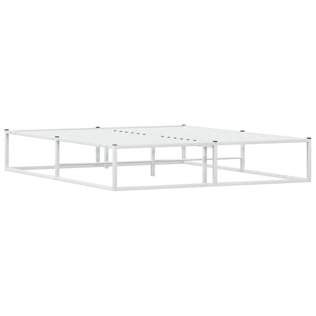 Giroletto senza Materasso Bianco 160x200 cm Metallo 4017426