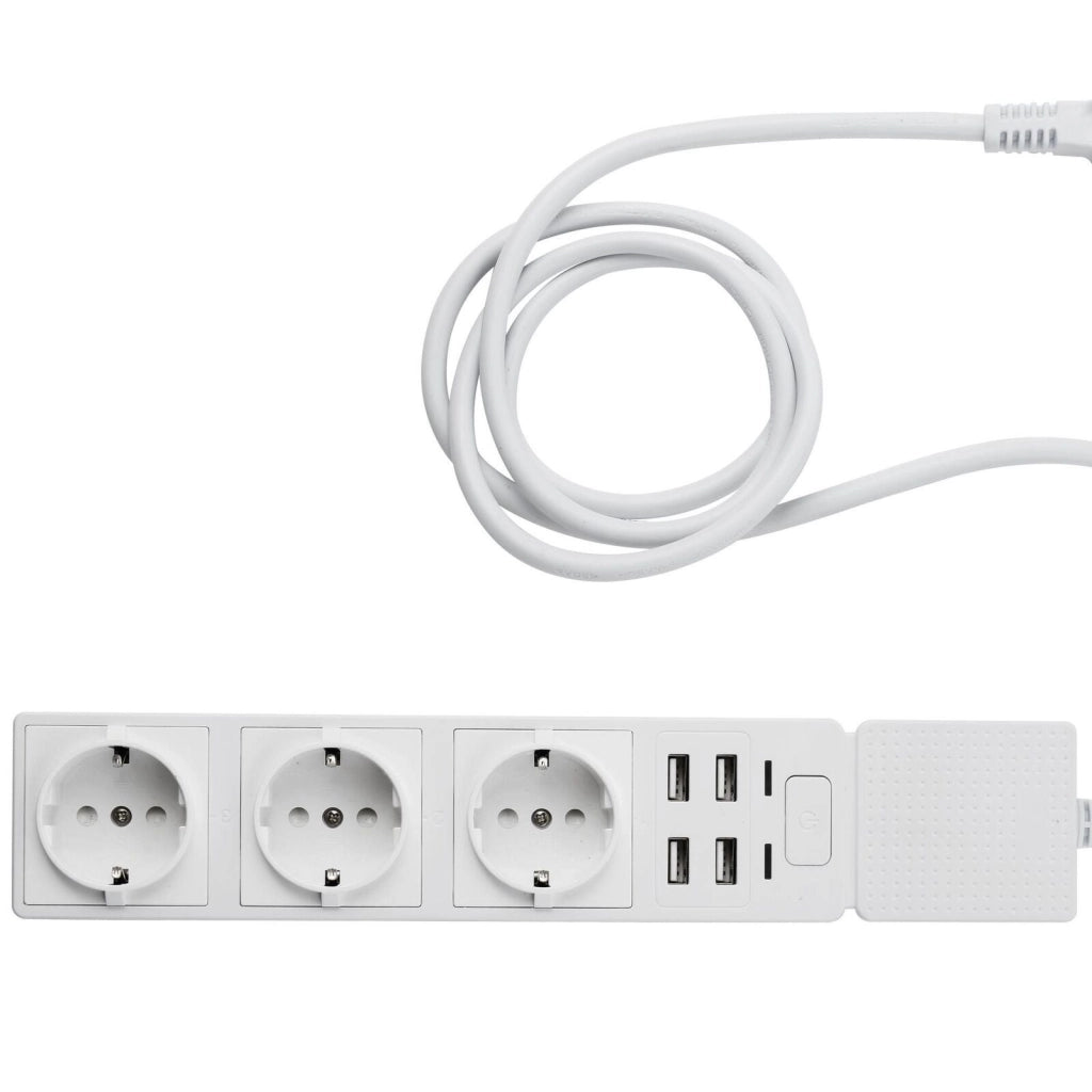 Edimax SP-1123WT prolunghe e multiple 1,5 m 3 presa(e) AC Interno Bianco