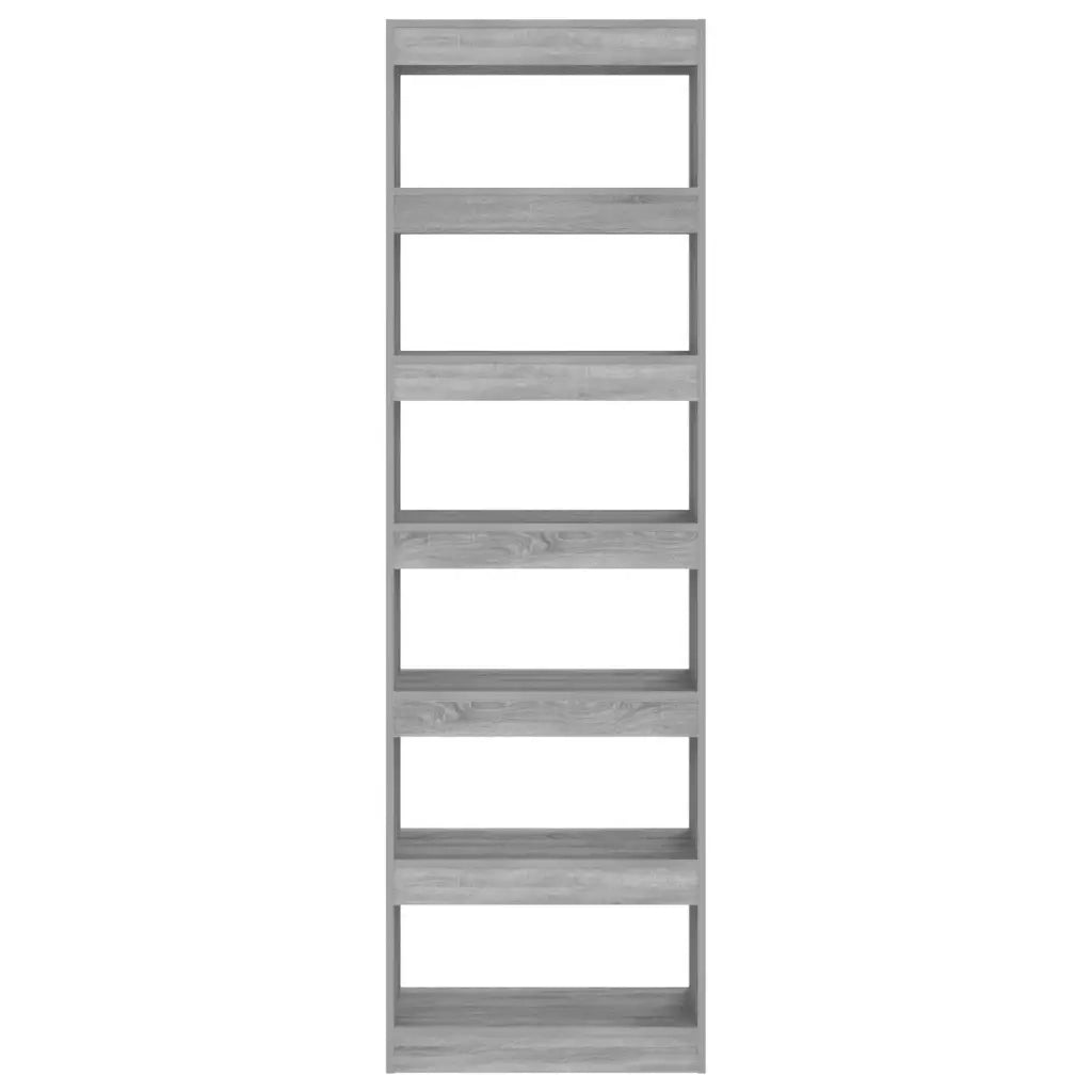 Libreria/Divisorio Grigio Sonoma 60x30x198 cm 813612