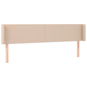 Testiera | Testata ad Orecchio Cappuccino 203x16x78/88 cm in Similpelle