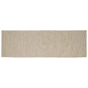 Tappeti per area Naturale e Bianco 60 x 250 cm Juta