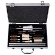 Kit di pulizia per armi di tutti i tipi con robusta valigia di alluminio, Kit di pulizia per pistole versatili-Utensili professionali