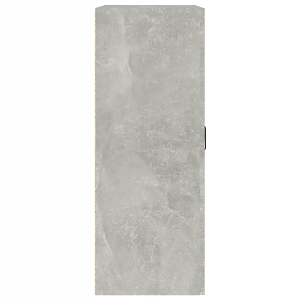 Armadietto Pensile a Parete Grigio Cemento 69,5x32,5x90 cm 812307