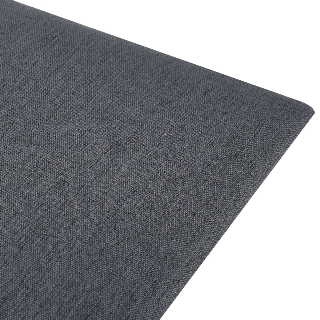 Set di 4 cuscini da parete in tessuto 30 x 30 cm grigio scuro 03_0010643