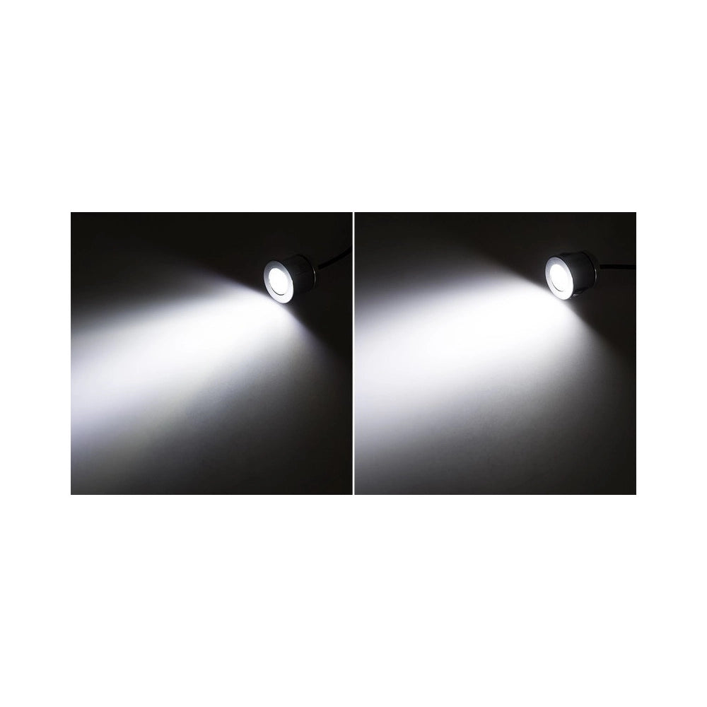 Trade Shop - Faretto A Led Da Incasso Foro 25mm 1 Led 1w Luce Caldo Freddo Per Interno Ip20 - -bianco Freddo      -