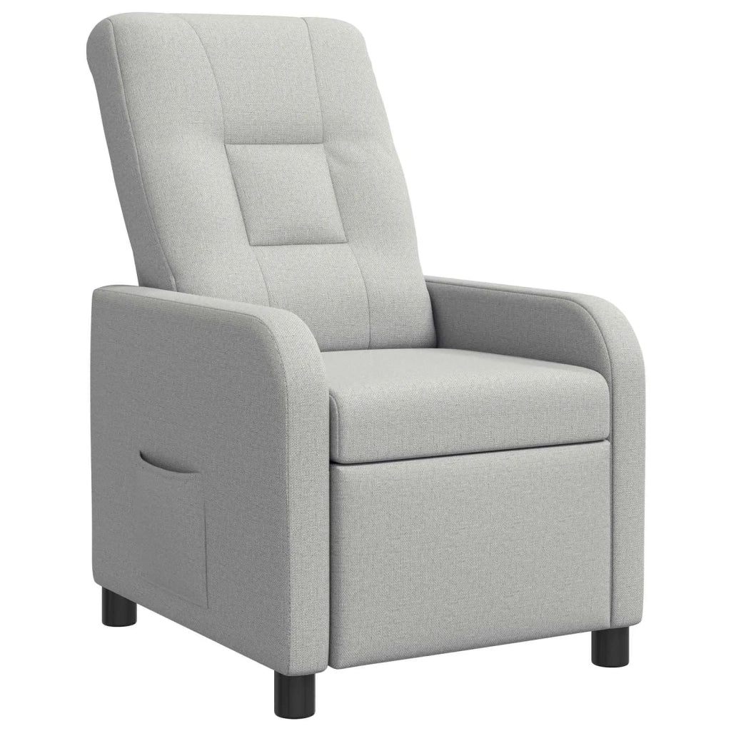 Poltrona reclinabile Grigio Nuvola Tessuto 42035031
