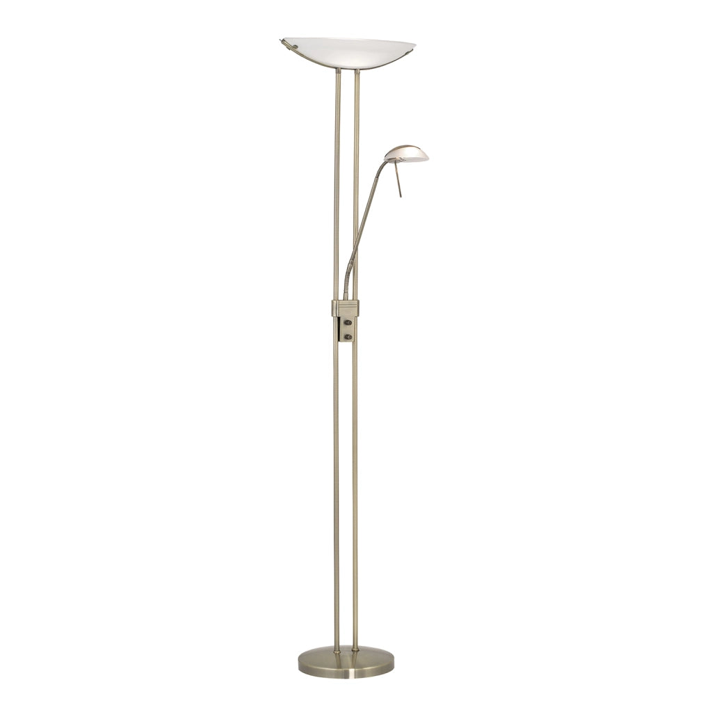 Piantana Moderna Baya Acciaio Ottone Brunito 1 Luce R7S 230W