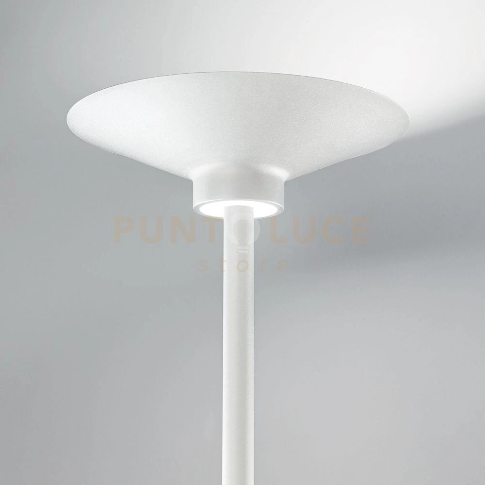 GPIB10- PIANTANA IN ALLUMINIO E VETRO DIMMERABILE LED 3000K 3600LM 48W BIANCA