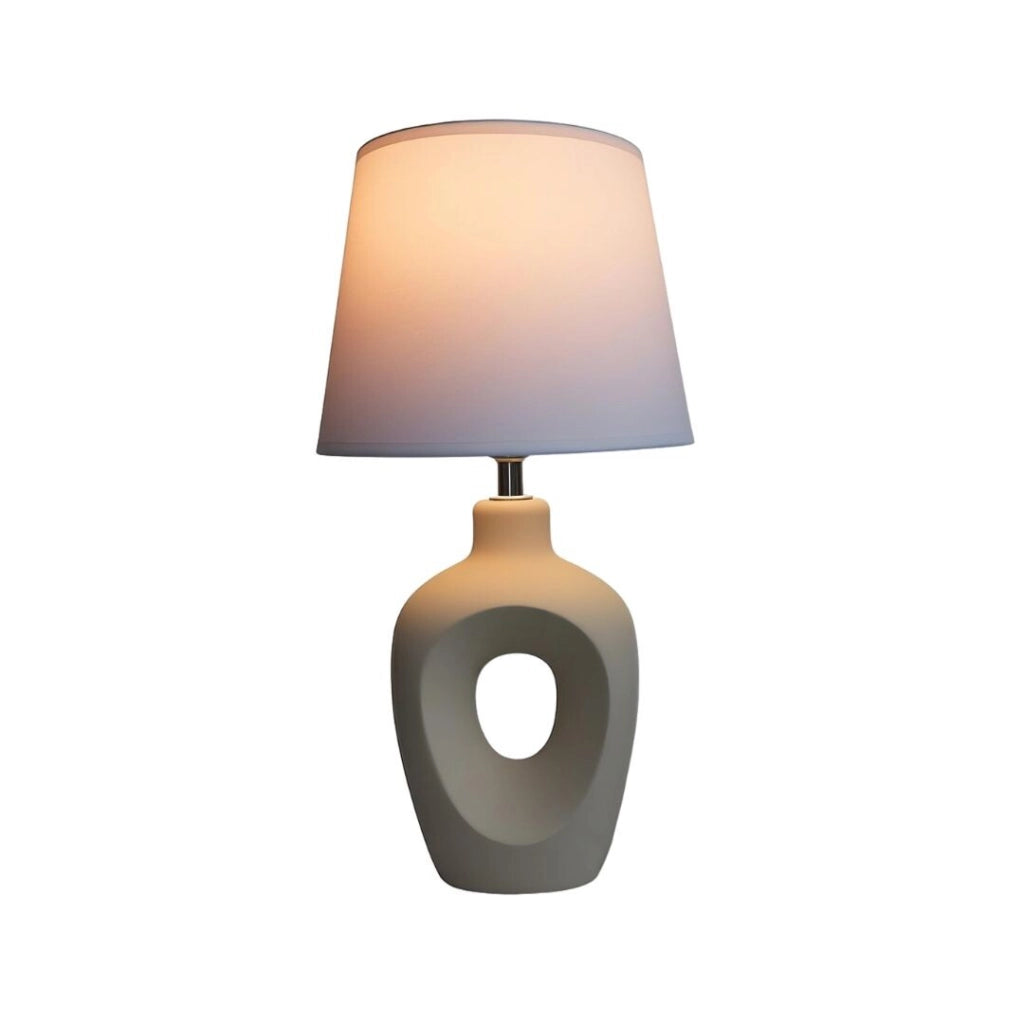 Lampada da tavolo Madelor 1xE14 beige ceramica Rabalux