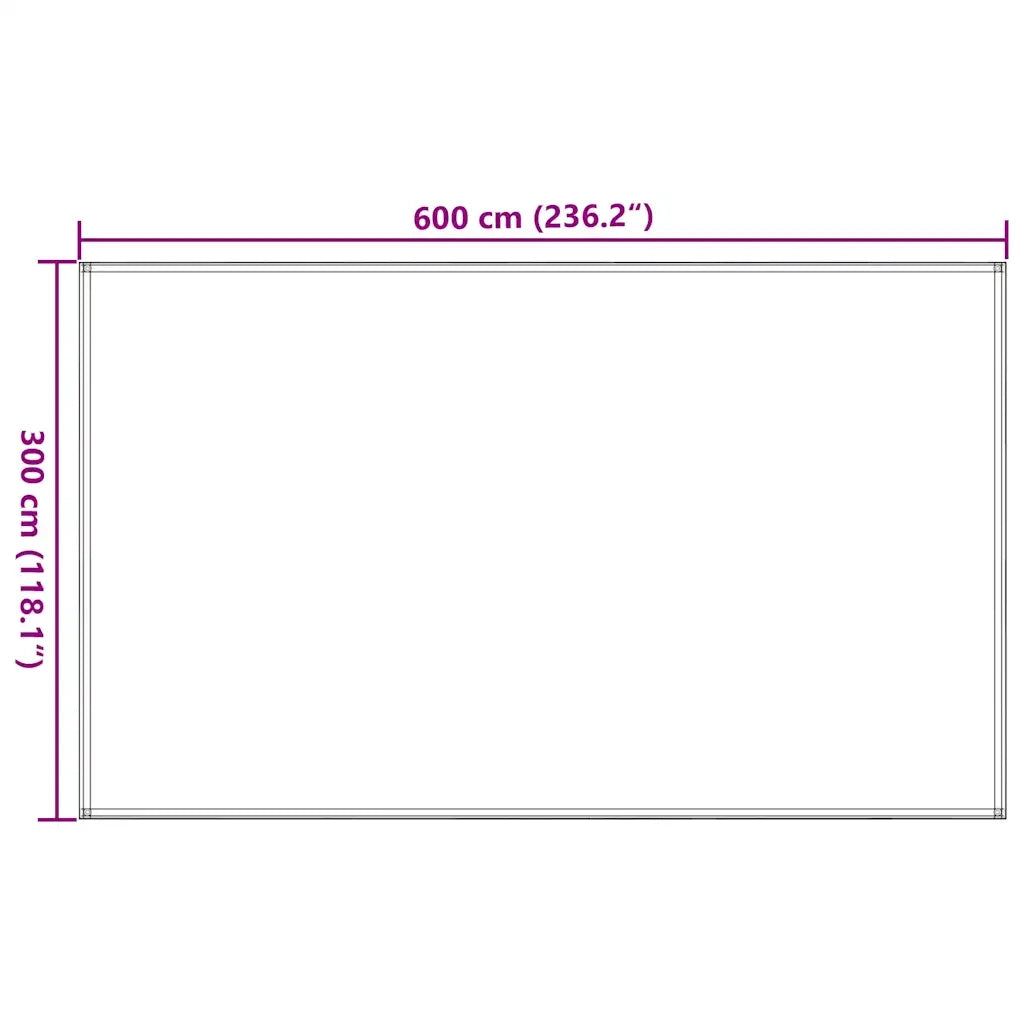Tappeto da Tenda Sabbia 300x600 cm HDPE