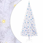 Albero di Natale | Decorazioni natalizie artificiale Bianco 240 cm PVC e Acciaio