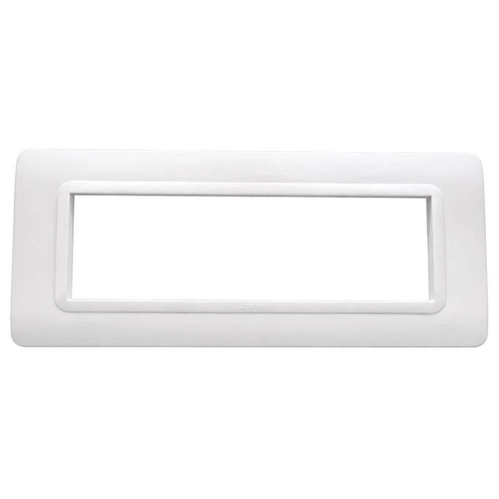 Placa ave s44 bianco in tecnopolimero design elegante *** numero posti 7 moduli, confezione 1