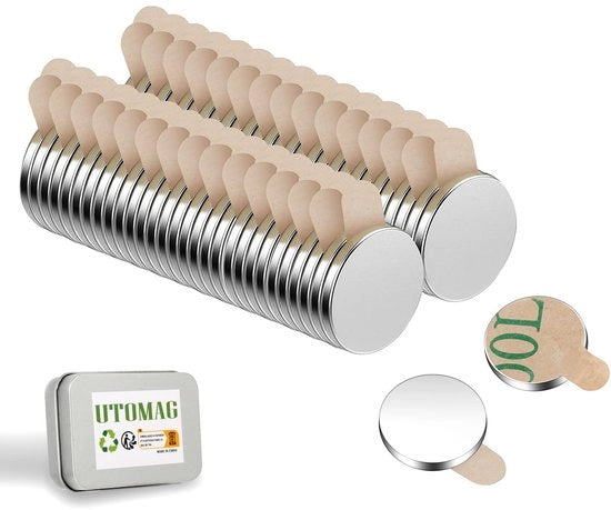 60 pezzi di magneti autoadesivi 8x1mm, magneti neodimio, mini magneti autoadesivi, magneti autoadesivi a forma rotonda per lavagne bianche, frigoriferi, foto, materiali di arte e manualità, persiane, ufficio, scuola e cucina