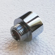 Prolunga ridotta da f 1/2''x m 3/8'' in ottone cromato