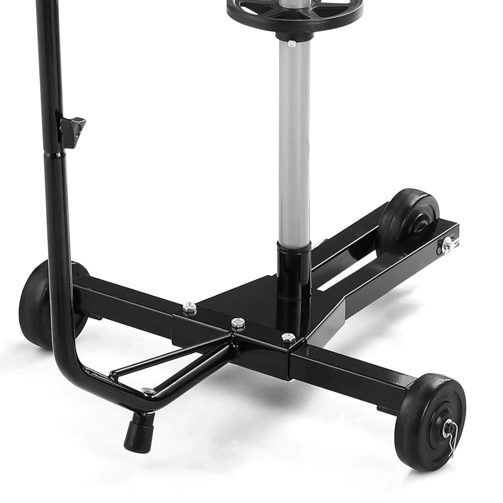 Monzana Carrello Porta Pneumatici 225mm in Alluminio 3 rotelle Copertura Protezione carico Max. 100kg Supporto per Cerchioni