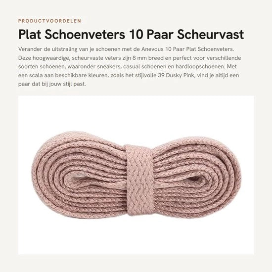 Cavi Viti in Poliestere 8mm Antiscivolo - 10 Paia - Per Scarpe Sport e Casual - Cavi in Poliestere con Lacci di Scambio