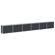 Letto rialzato da giardino Antracite 480 x 40 x 55 cm 8006290