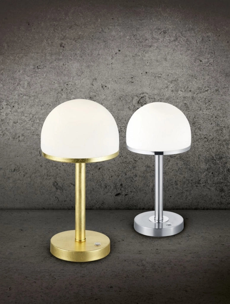 Lampada da tavolo BERLIN argento Trio LED 4W dimmer