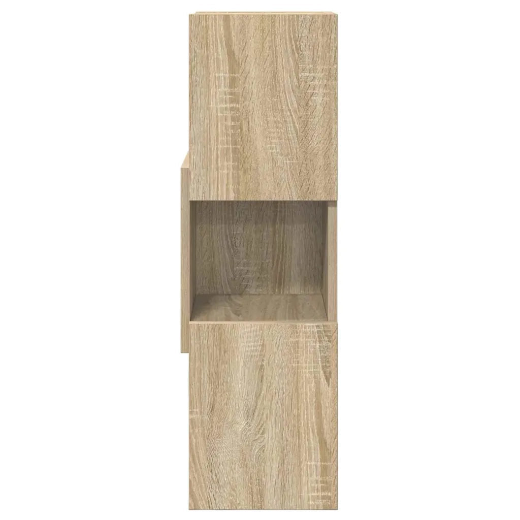 Mobile angolare Rovere Sonoma 25,5x25x80cm Legno multistrato