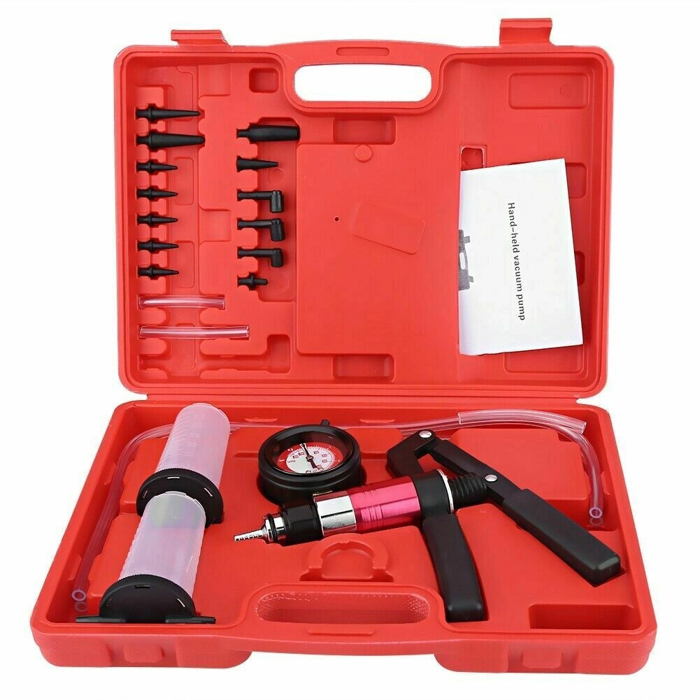 Kit di Strumenti di Spurgo di Freni di Test Della Pompa per Vuoto con Adattatori