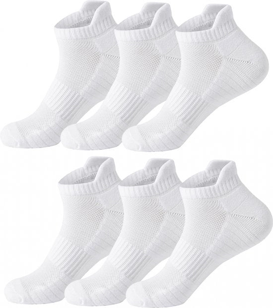 Sokke da Ginnastica per Uomo - 39-45 - Flessibili con Cintura Elastica - Anti Bollenti - Basi Basse per Sneaker e Trainer