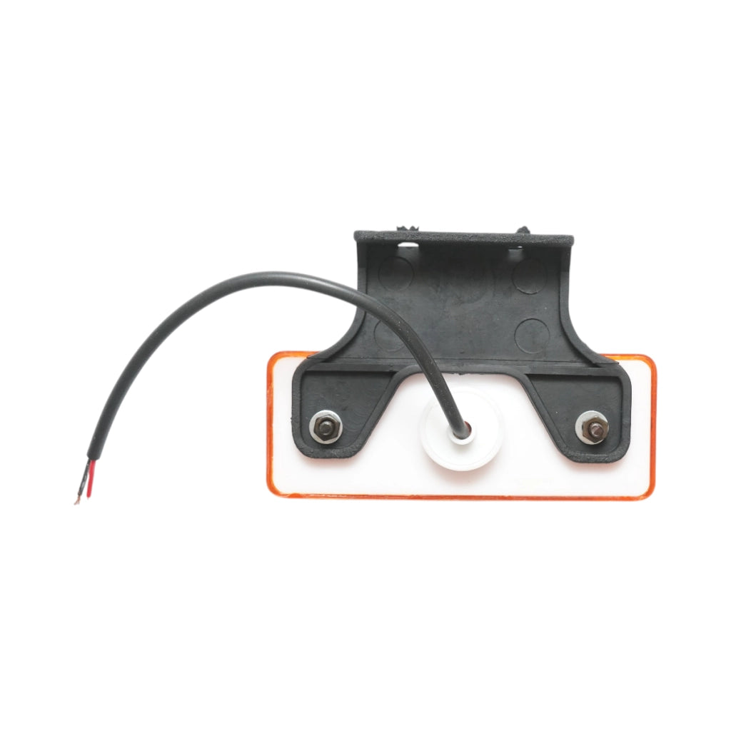 Luce di posizione laterale destra LED 12-24V gialla con supporto 110x42x7mm Breckner Germany