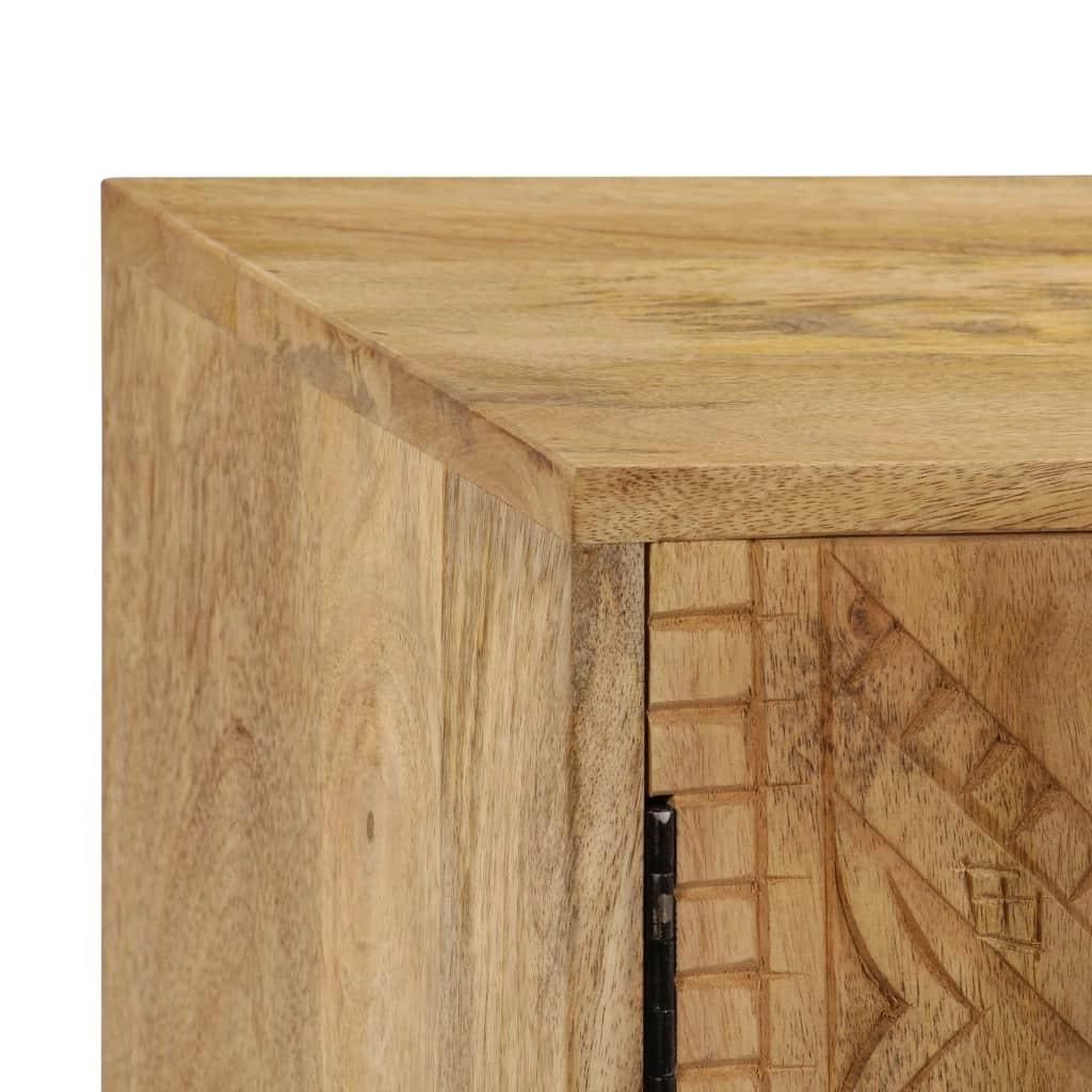 Buffet credenza mobiletto consolle mobile contenitore legno massello di mango 120 cm 4402047