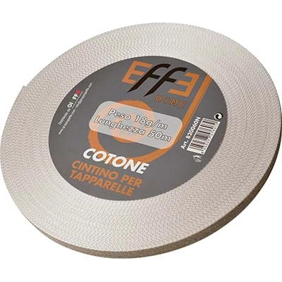 CINTINO AVVOLGIBILI COTONE AVANA/GRIGIO  MM 22 GR/MT 18 MT 50