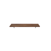 TAVOLO PIEGHEVOLE DA PARETE in MDF, colore Walnut