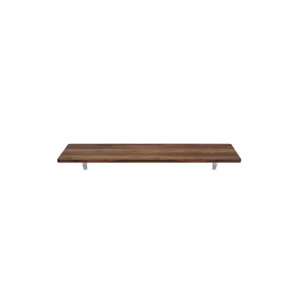 TAVOLO PIEGHEVOLE DA PARETE in MDF, colore Walnut