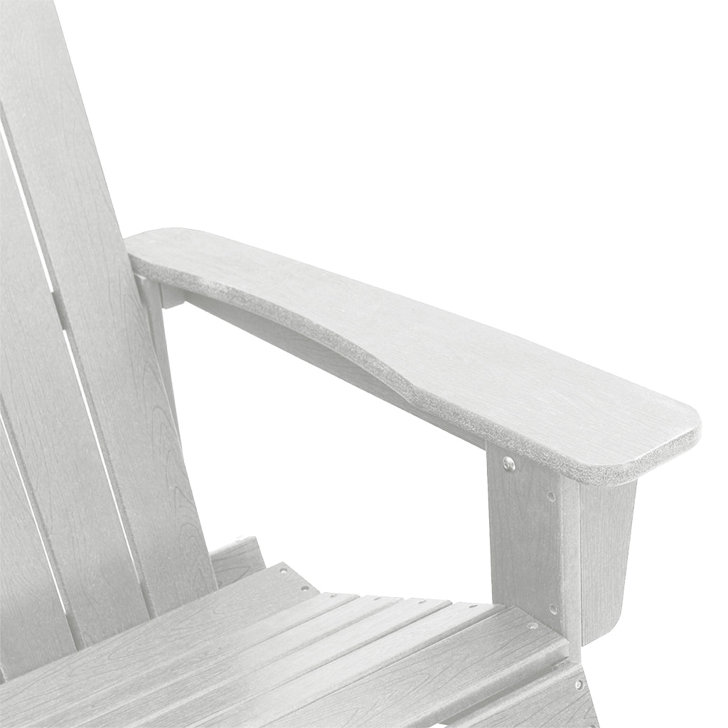 Sedia a Dondolo Adirondack Bianca 73.5x92x90 cm HDPE