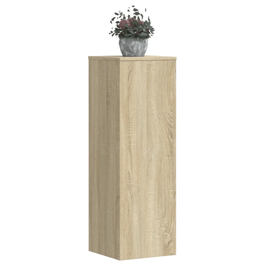 Supporti per piante | Sostegno per piante 2 pz Rovere Sonoma 33x33x100 cm Multistrato