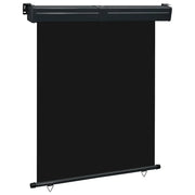 Tenda Laterale per Terrazzo 140x250 cm Nera cod mxl 21521