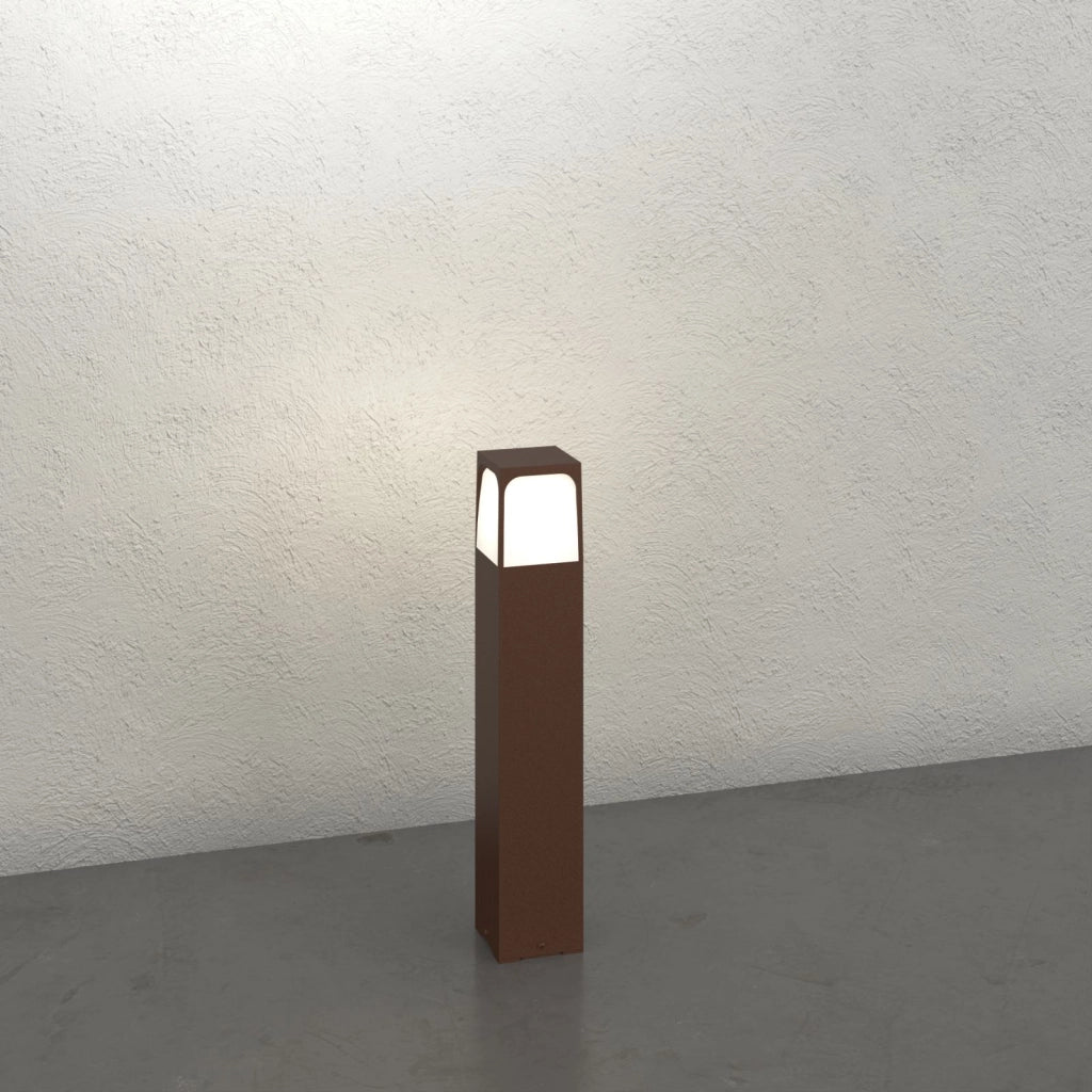 YORK PALO 50CM 1 LUCE ATTACCO E27 CORTEN IP54
