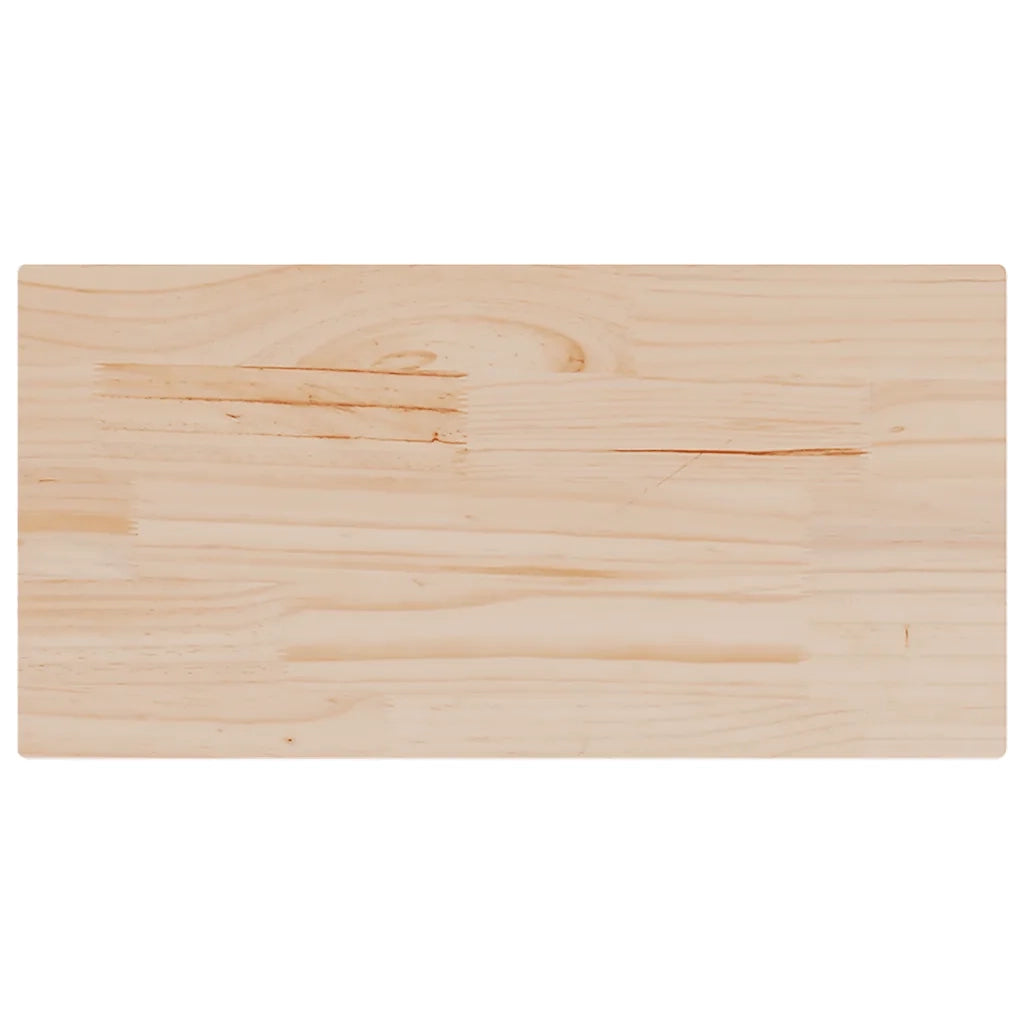 Piani Tavolo 2 pz 60x30x1,7 cm Rettangolare Legno Massello Pino 847411